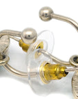 Chanel Dangle Piercing Earrings Gold 08P