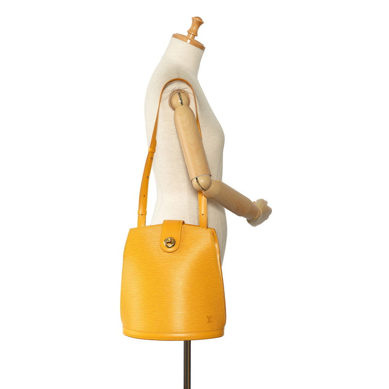 Louis Vuitton Epi Clooney Shoulder Bag M52259 Tasili Yellow Leather  Louis Vuitton