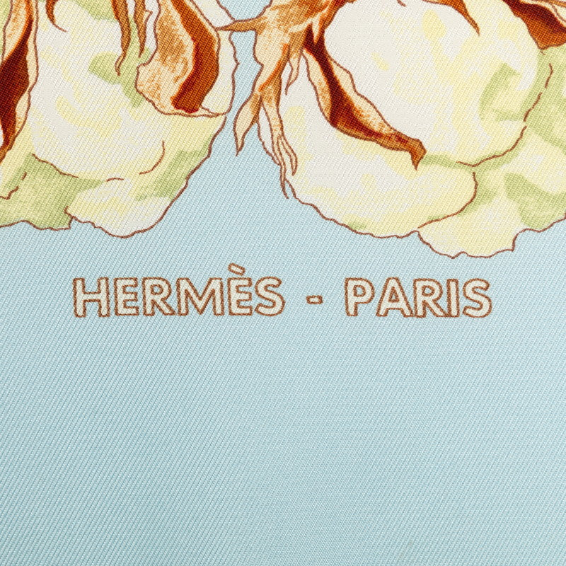 Hermes Carré 90 TURBANS DES REINES Queen&#39;s Turban Shirt Blue Multicolor Silk  Hermes