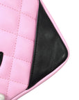 Chanel 2003-2004 Pink Calfskin Cambon Ligne Shoulder Bag 13