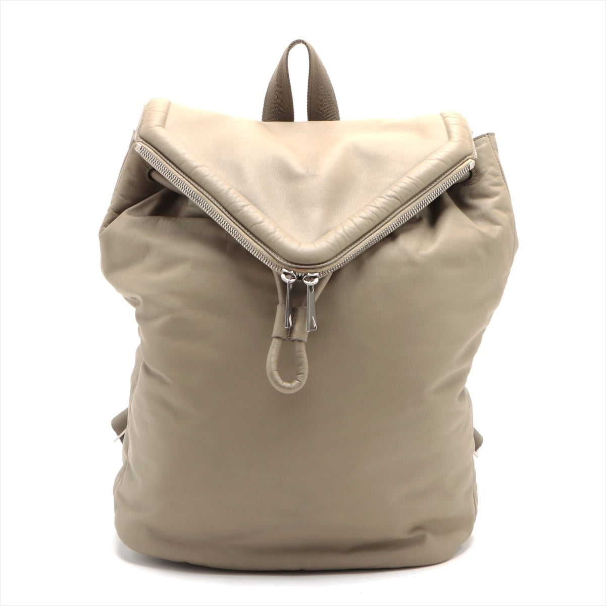 Bottega Veneta Leather Backpack/Rucksack Beige es