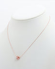 4°C colored stone necklace K10 (PG) 1.2g