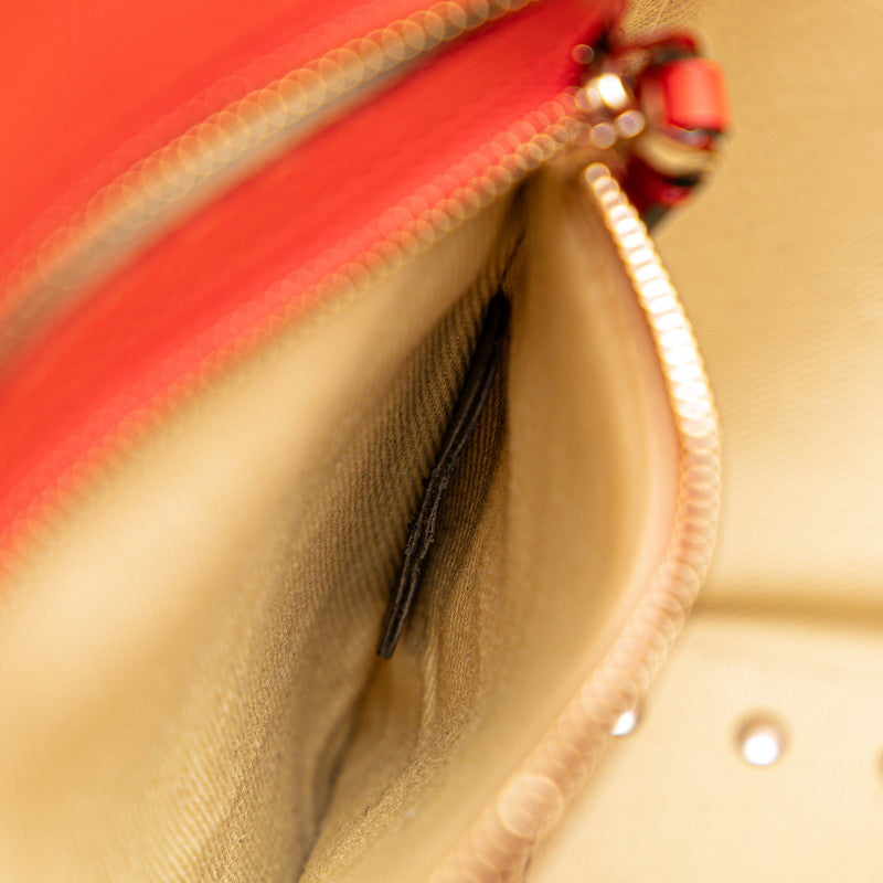 Valentino Rockstud Handbag 2WAY Red G Leather  VALENTINO