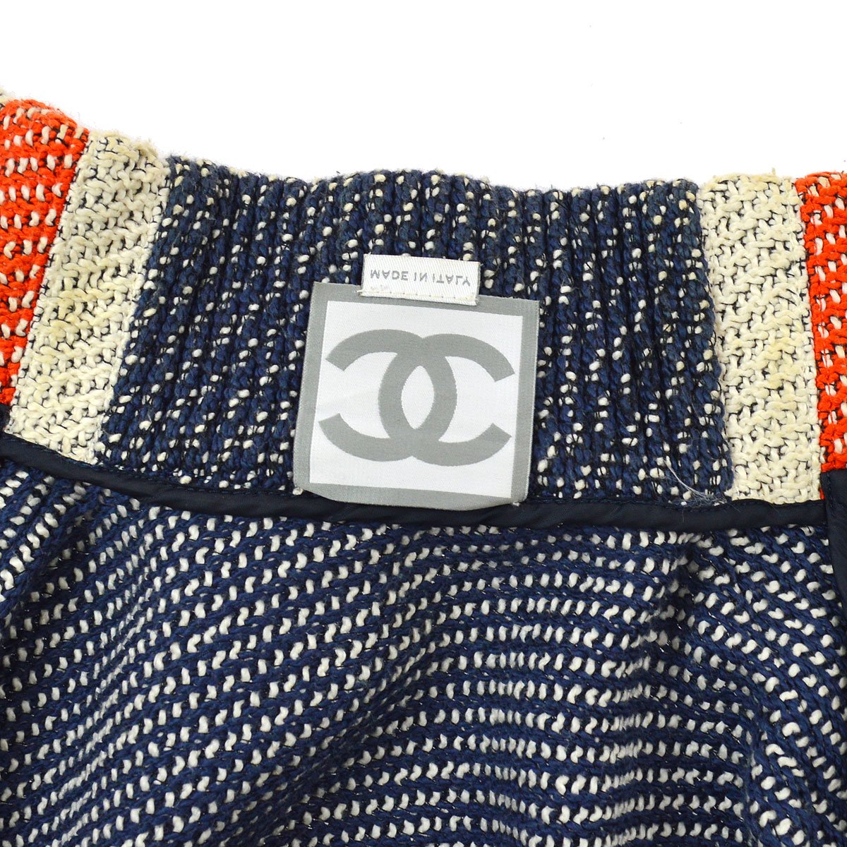 CHANEL 2002 Sports knitted zipped jacket 