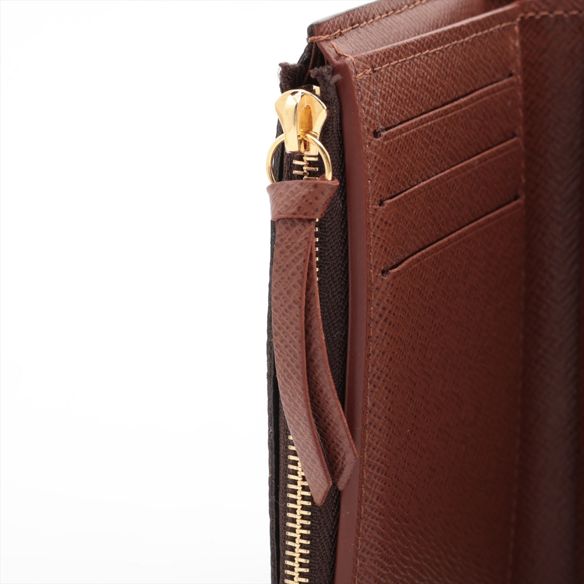 Louis Vuitton Monogram Portefolio Victoria M62472 Brown Compact Wallet