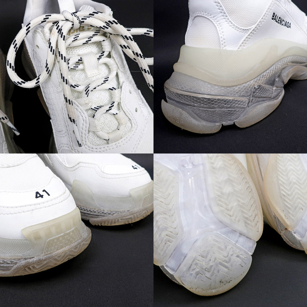 Balenciaga Triple S Sneaker Size 41 27cm White  Mens Shoes