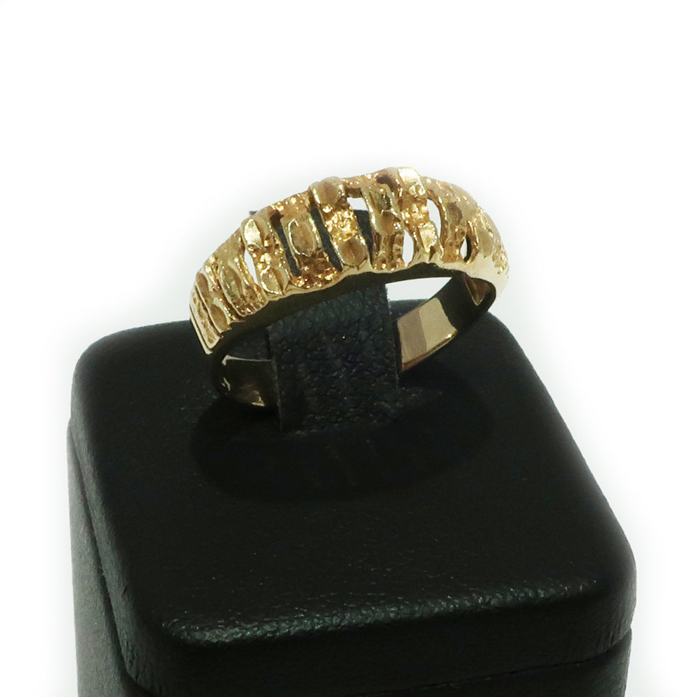 Jewelry accessory ring ring K18 g 3.1g yellow gold 12.5th ladies men YG