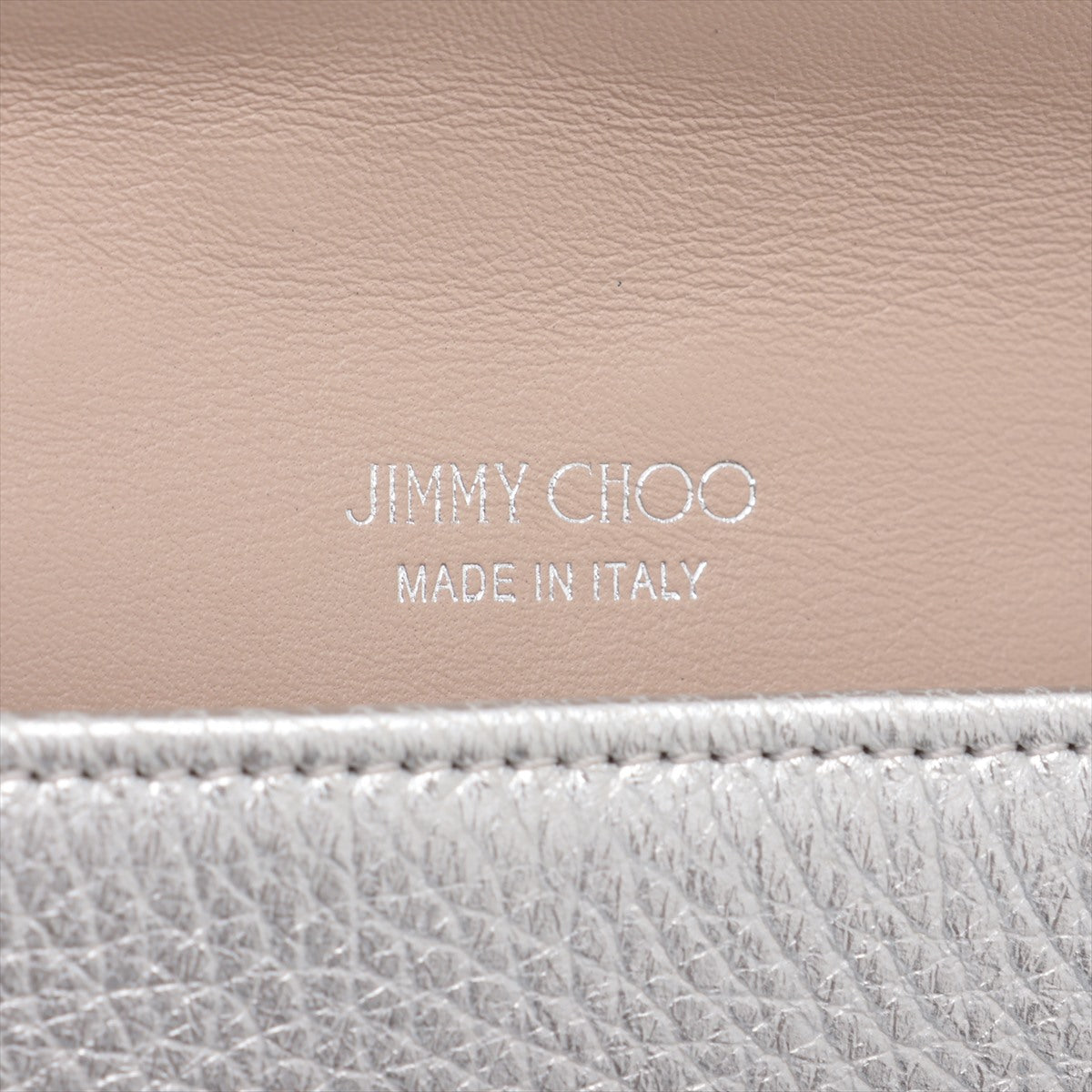 Jimmy Choo Star Stands Chain Shoulder Bag Silver