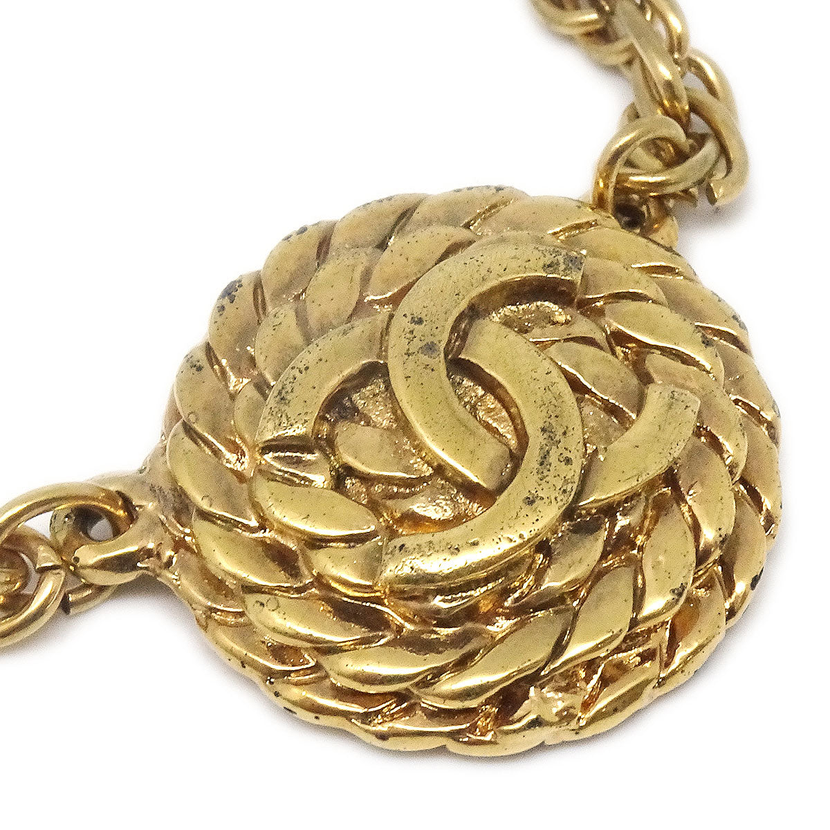 Chanel 1985 Woven CC Necklace 3632