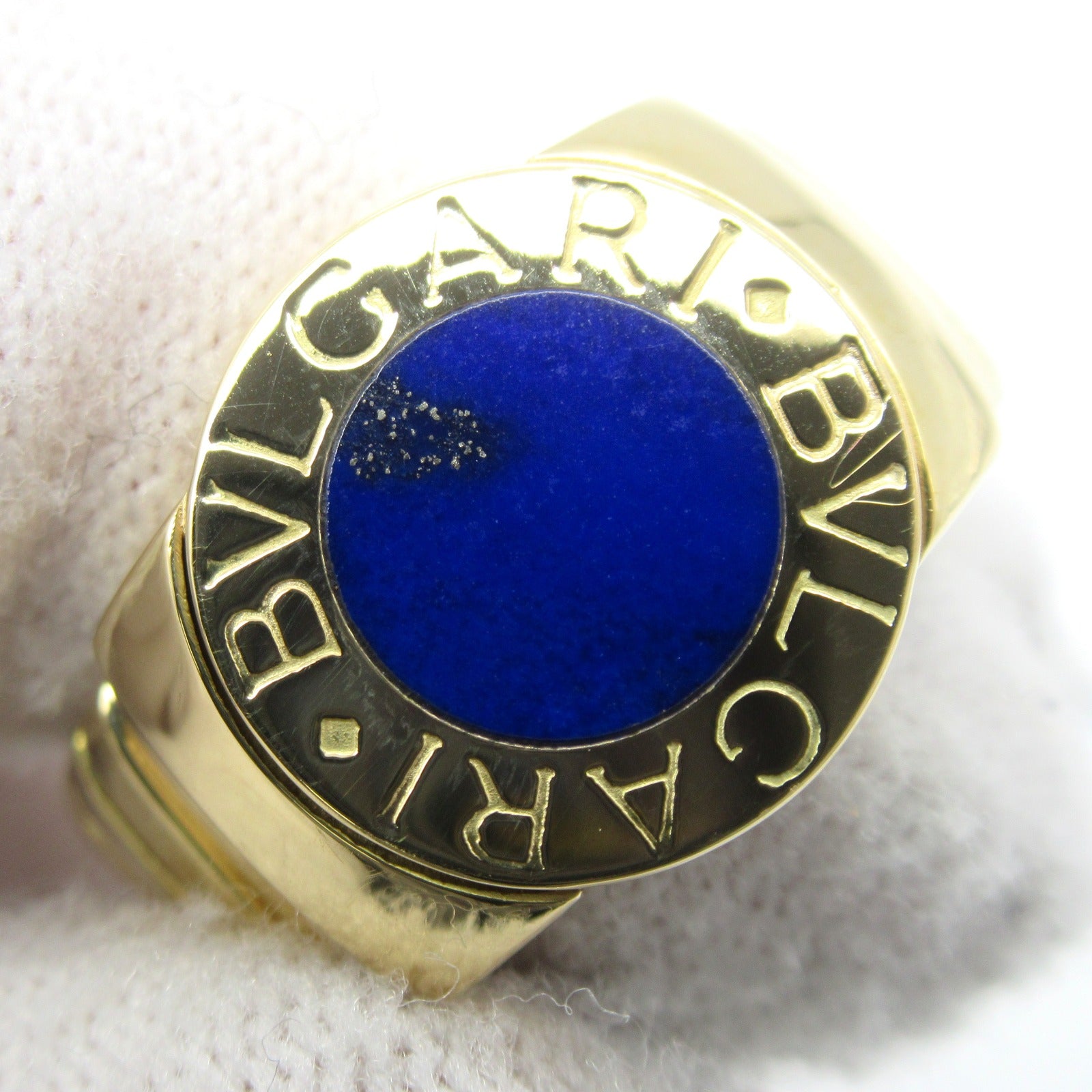 Bulgari BVLGARI Tubogas Rapislasli Ring Ring Ring Jewelry K18 (Yellow G) Rapislasli   Blue