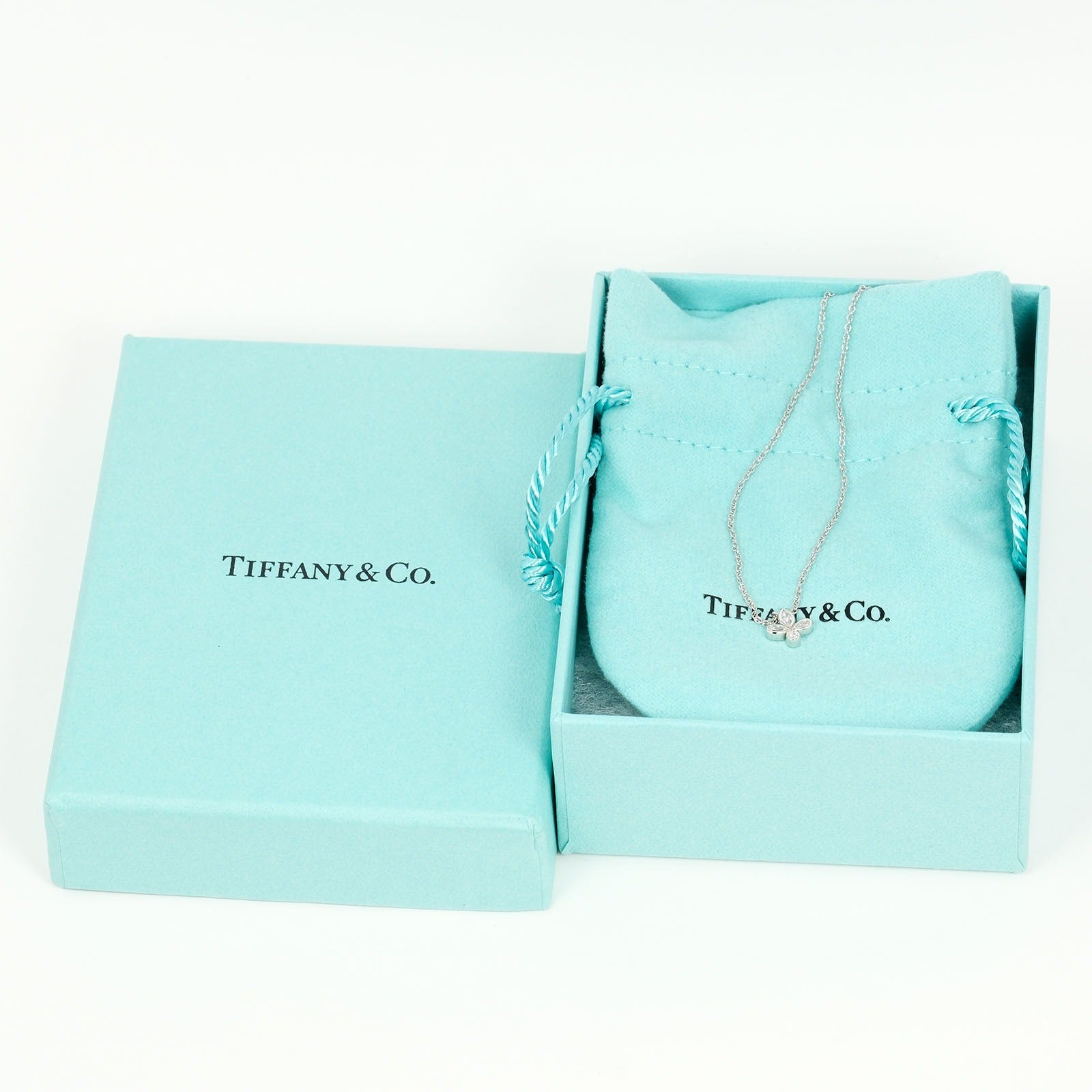 Tiffany & Co. Full Dress Necklace Pt950 Platinum Diamond  2.64g