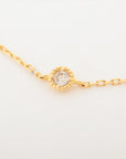 Agat Diamond Bracelet K18 (YG) 0.6g 0.03 E