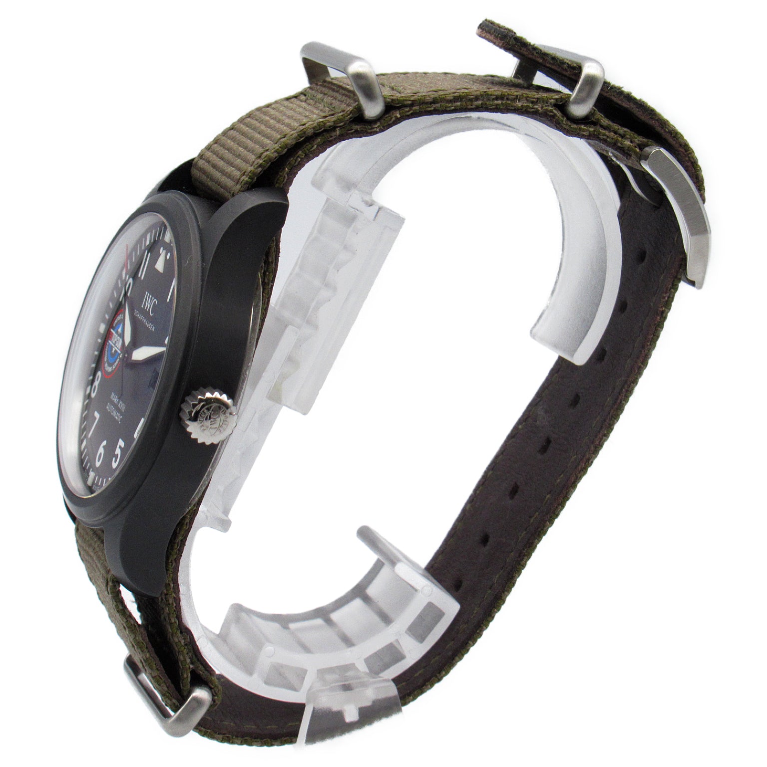 International Watch Company IWC Mark 18 Top Gun Watch Ceramic Nylon  Black IW324712