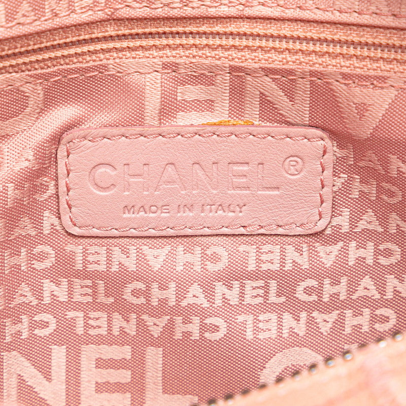 Chanel Chocolate Bar One-Shoulder Bag Handbag Pink   CHANEL