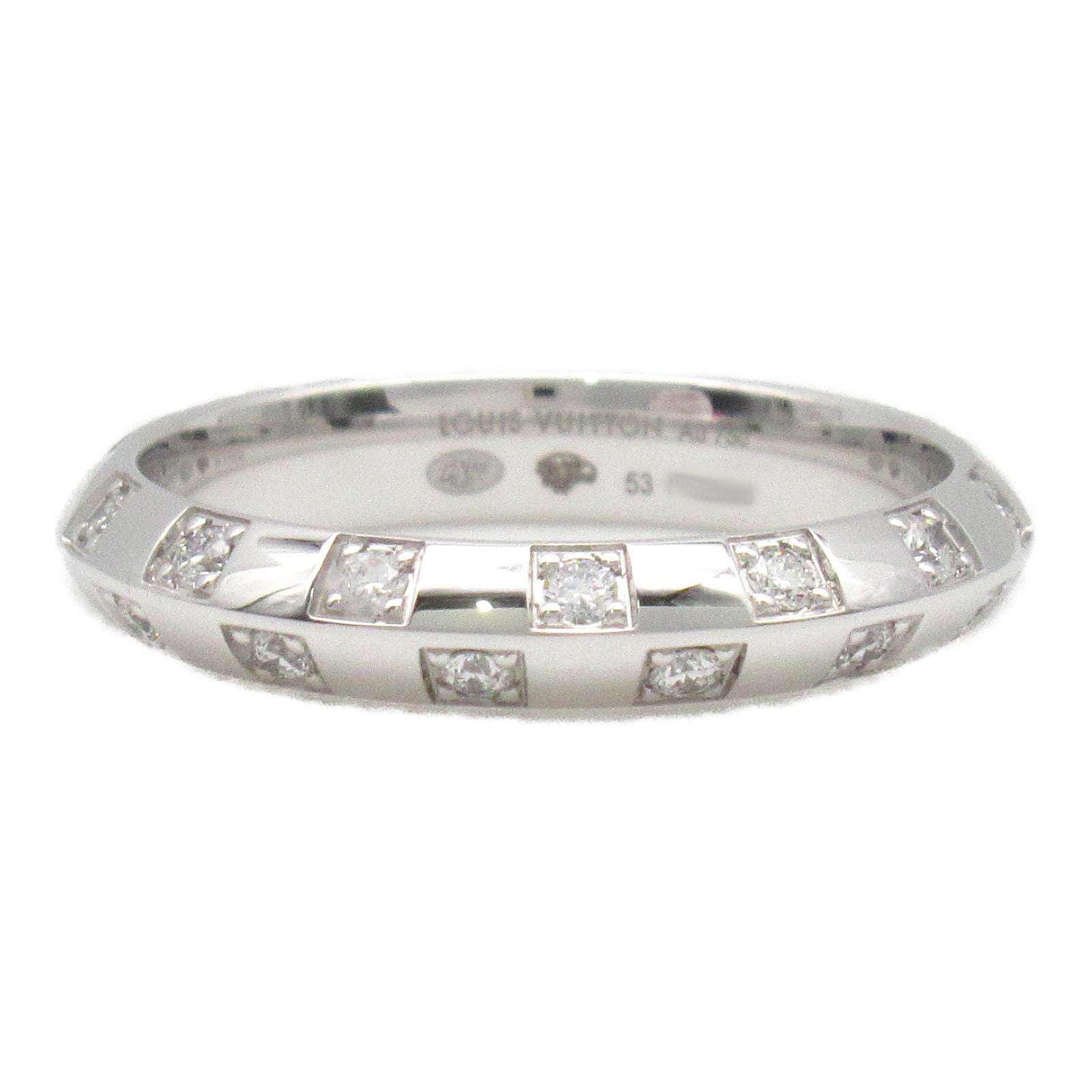 Louis Vuitton Louis Vuitton Diamond Ring Ring Jewelry K18WG (White G) Diamond  Clear Q9Y55G