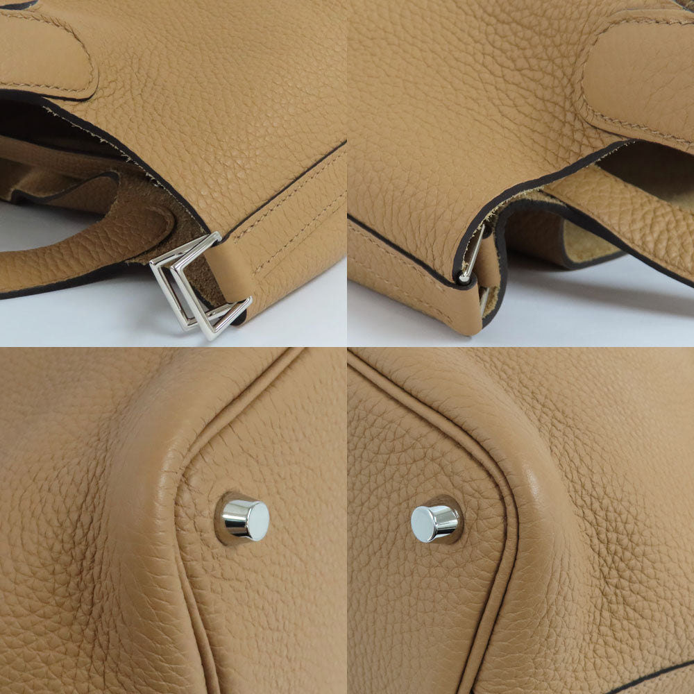 Hermes Picotin Lock PM 18 Chai clamens Silver  U  2022 Manufacturing Handbag  Leather Unisex Artwork  Dutch Quality Woodwear