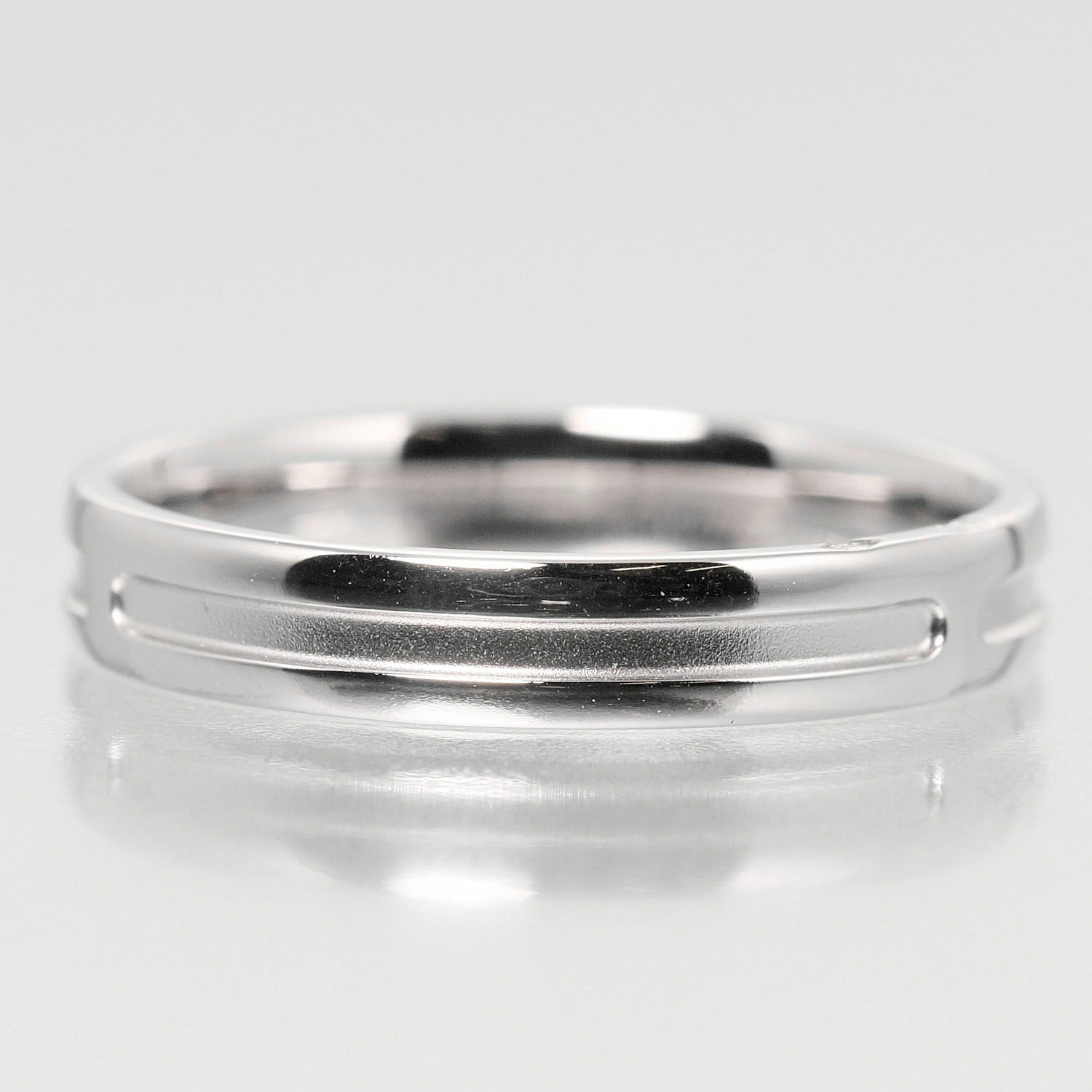 Hermes Amplant 7th Ring Ring 2.42g K18WG White G HERMES A+ Ranked Ring