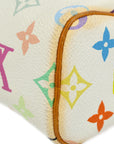 Louis Vuitton White Monogram Multicolor Mini Speedy 2way Shoulder Handbag M92645