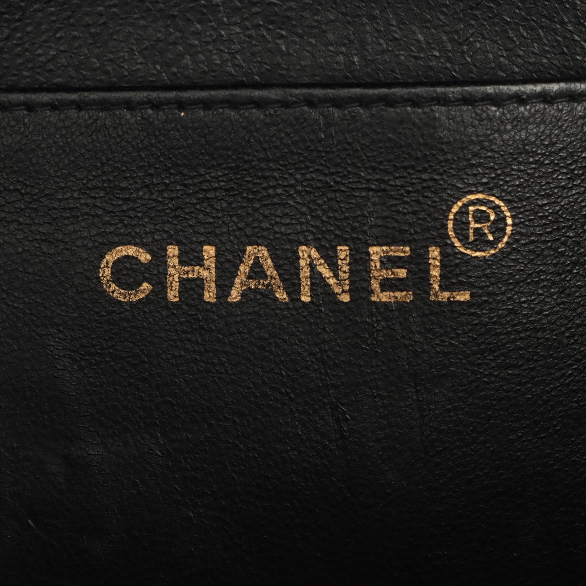 Chanel Decamatrasse Cotton Single Flap Double Chain Bag Black Gold  2nd