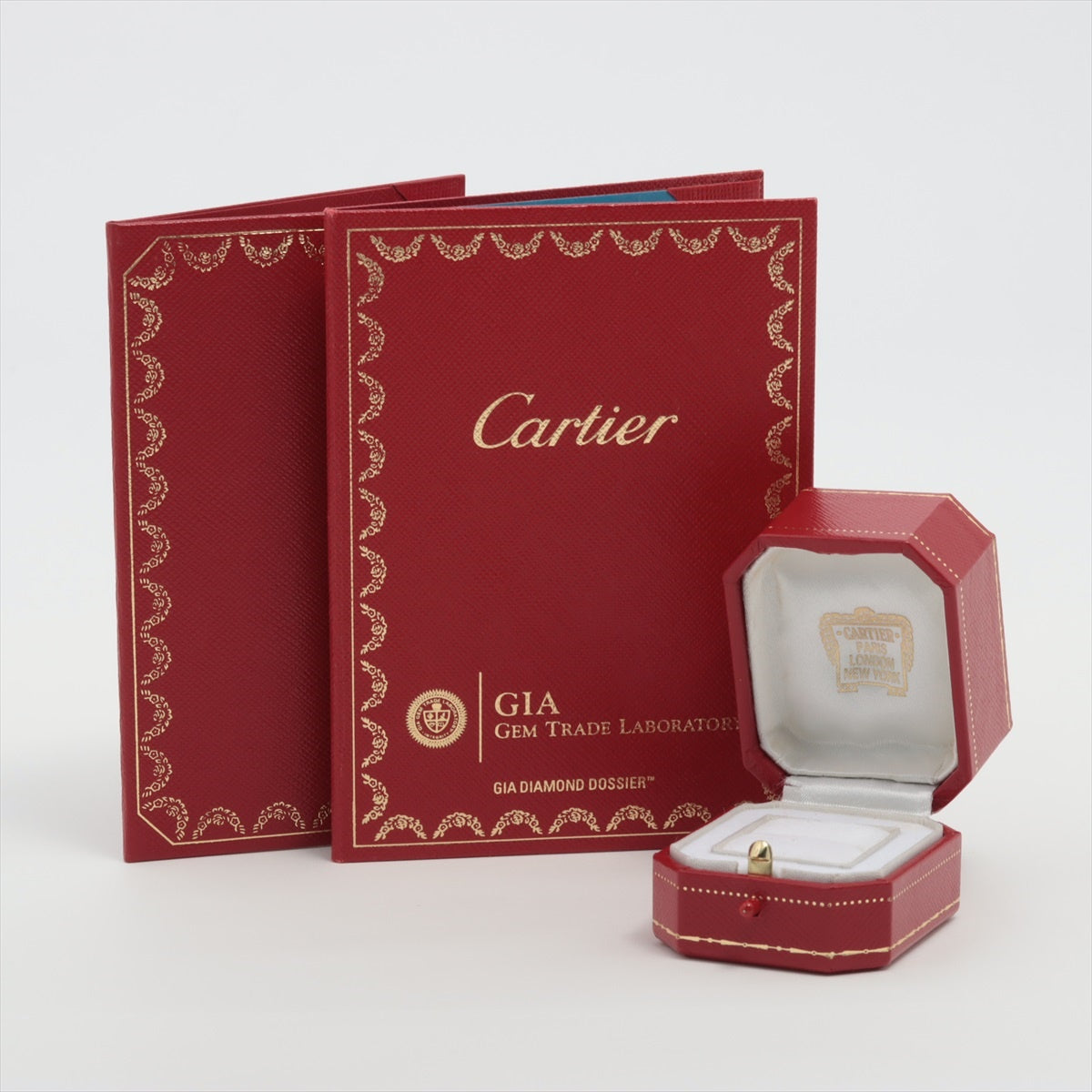 Cartier Diamond Ring 750 (WG) 5.5g 0.23 E VVS2 VG NONE 49 GIA 2000