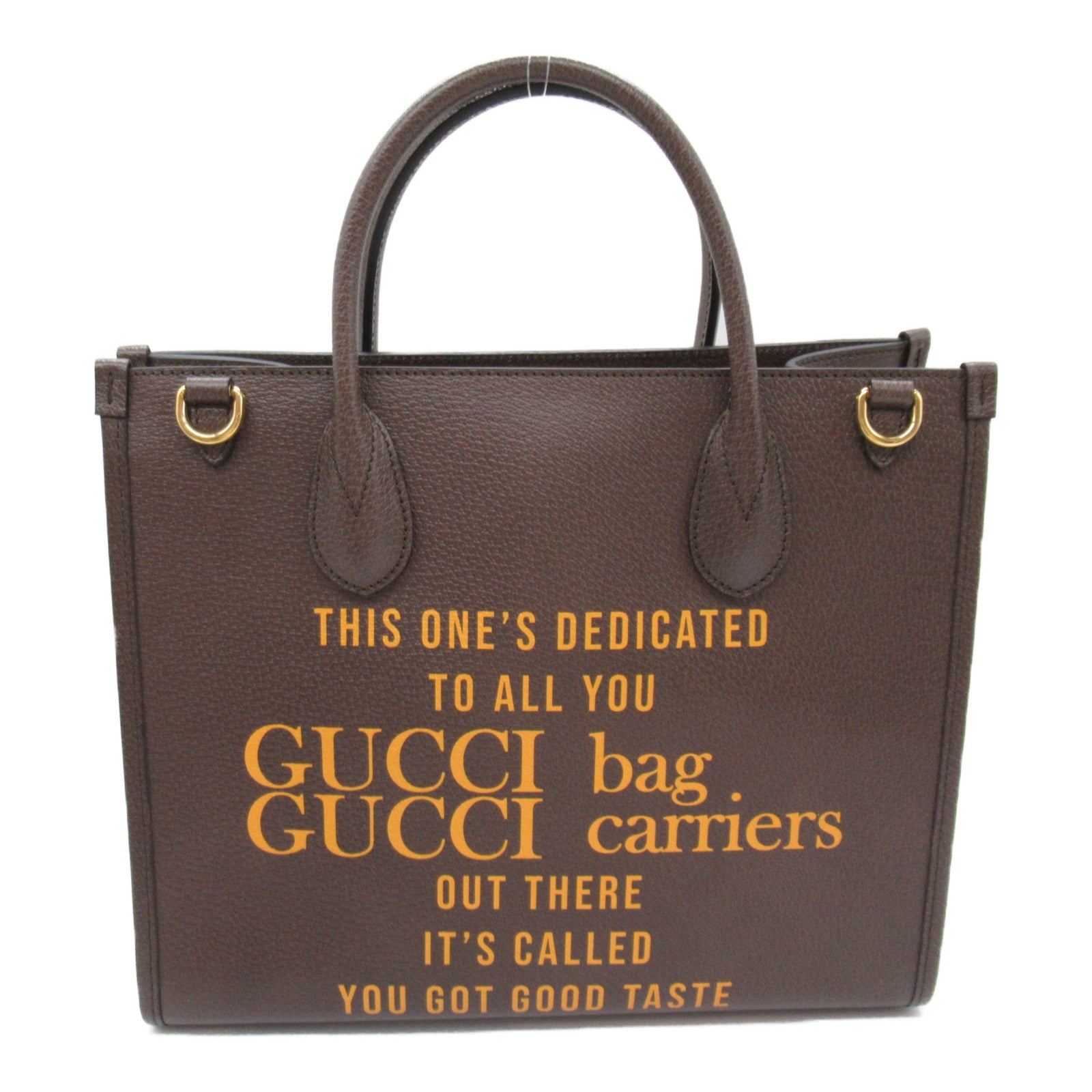 Gucci Gucci 100 2W Tote Bag GG Canvas  Brown 680956