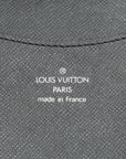 Louis Vuitton Taiga Documentary Case Manual  Black Leather Men LOUIS VUITTON