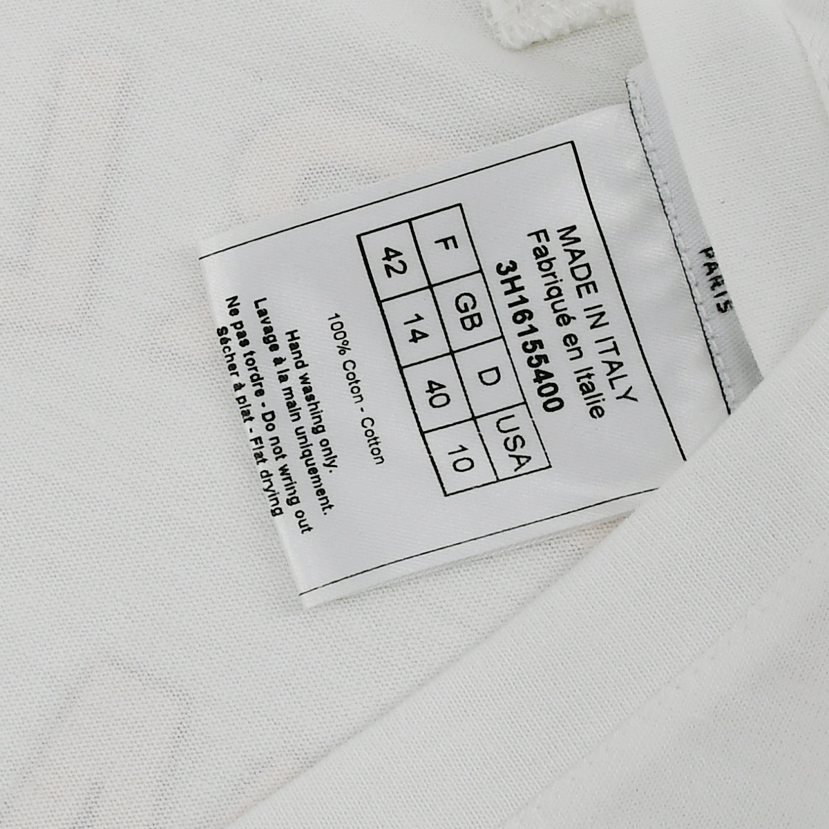 Christian Dior 2003 John Galliano T-shirt Tops White 