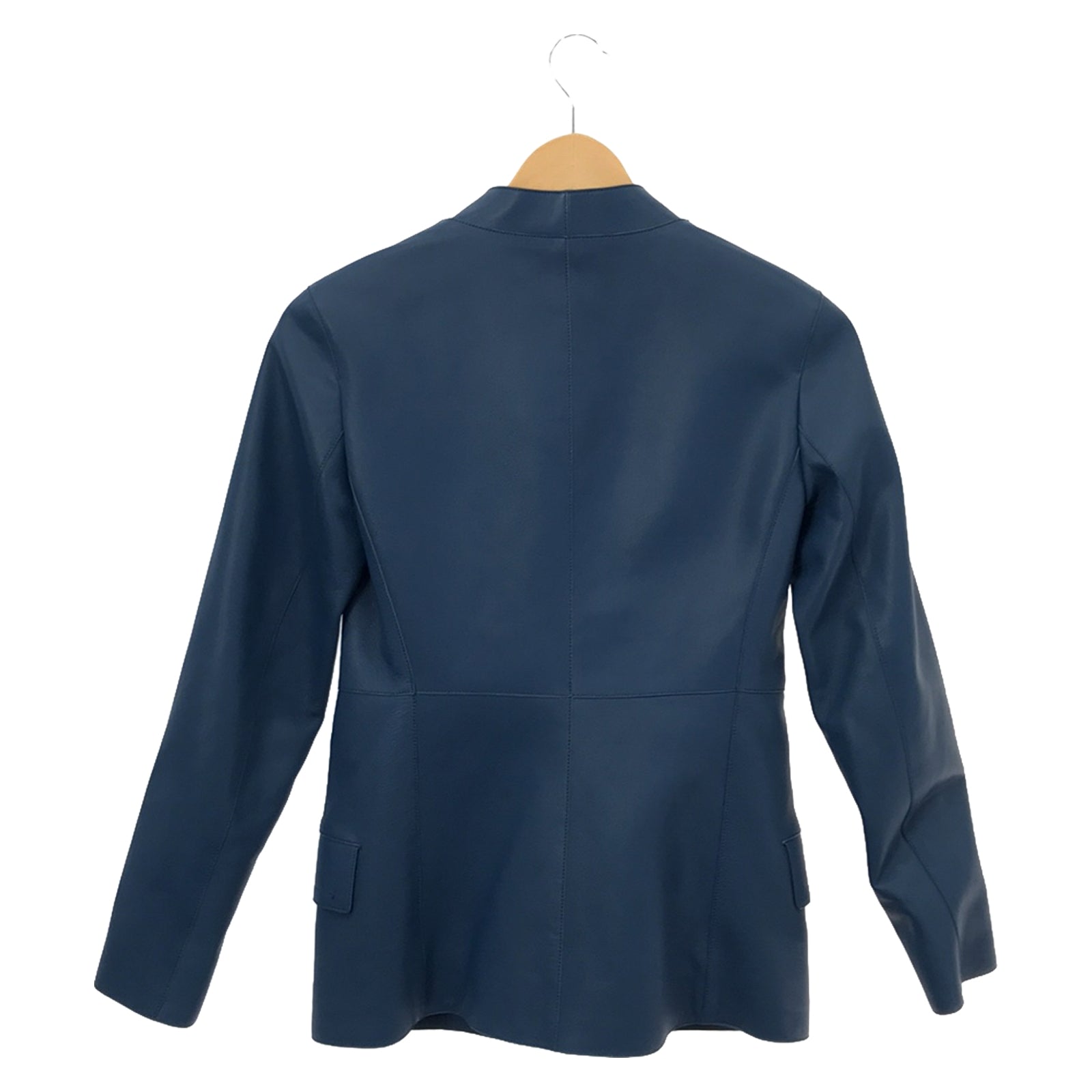 Hermes Jacket Outdoor Leather  Blue -