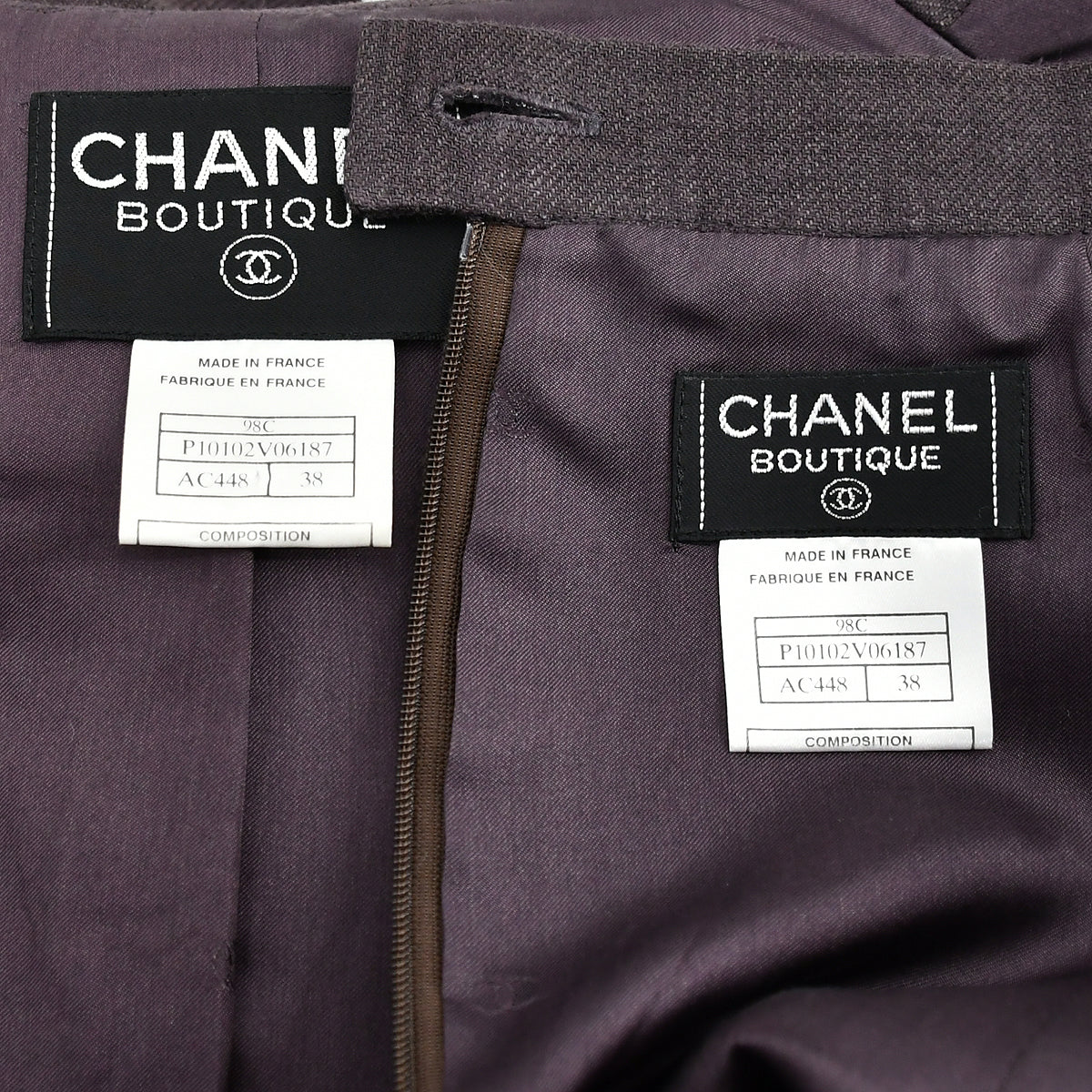 Chanel jacket skirt suit 