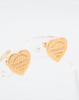 Tiffany’s  to Tiffany’s Mini Heart Tag Heuer Stud_Earrings 750 (PG) 3.1g