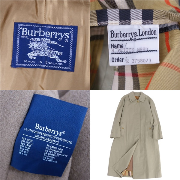 Vint Burberry s Coat  Coat Balmacorn Coat  Liner British   8 (M equivalent) Karkebejee