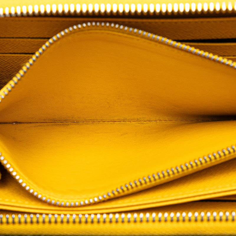 Louis Vuitton Epi Zippie Wallet Round Fashner Long Wallet M81229 Sunflower Yellow Leather  Louis Vuitton   Wallet