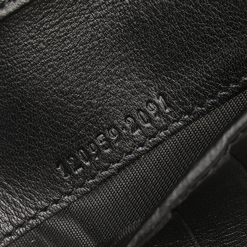 Gucci logo long wallet 120959 black leather ladies Gucci