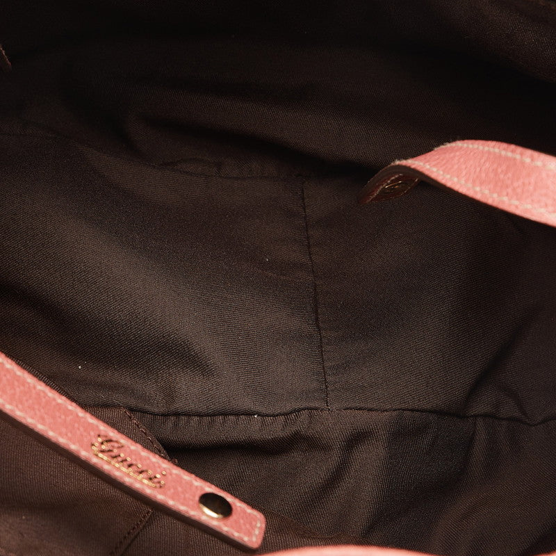 Gucci GG Handbag Tote Bag 130736 Pink Suede Women&#39;s