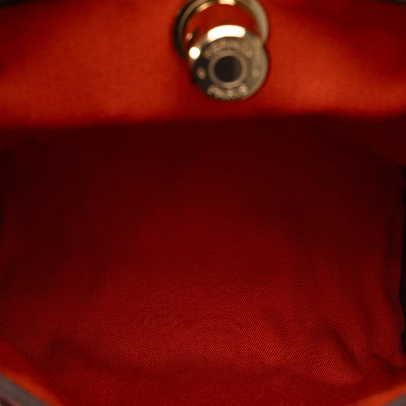 Hermes Yale Bag TPM Shoulder Bag Red Orange Brown Tower Ophidia Leather  Hermes