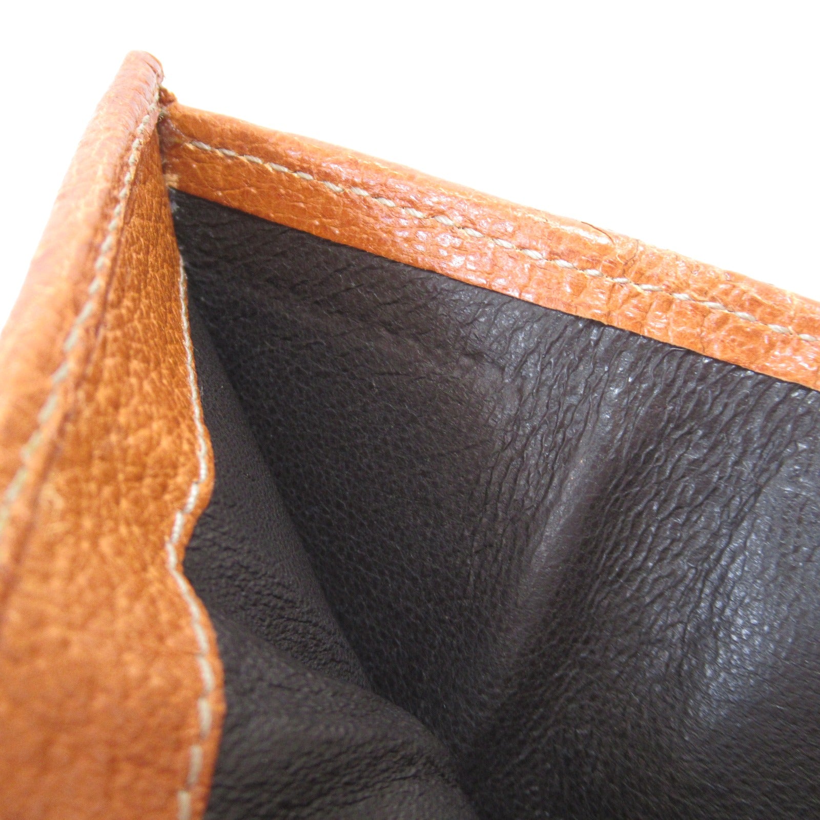 Gucci Three Fold Wallet Three Folded Wallet GG Canvas  Beige/Orange 131887