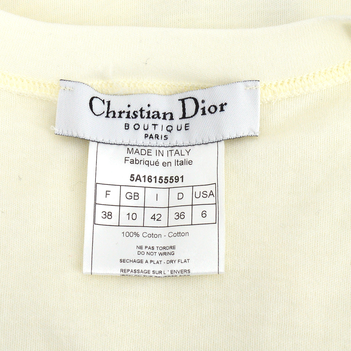 Christian Dior Fall 2005 graphic-print cotton T-shirt 