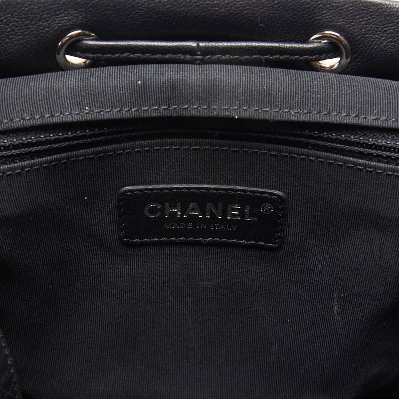 Chanel Matrasse Turn-Lock Chain Rucks Black X Multicolor (Silver G )  Bag Chain Rucks  Chain Rucks Hybrid 【 Delivery】 Netherlands Online