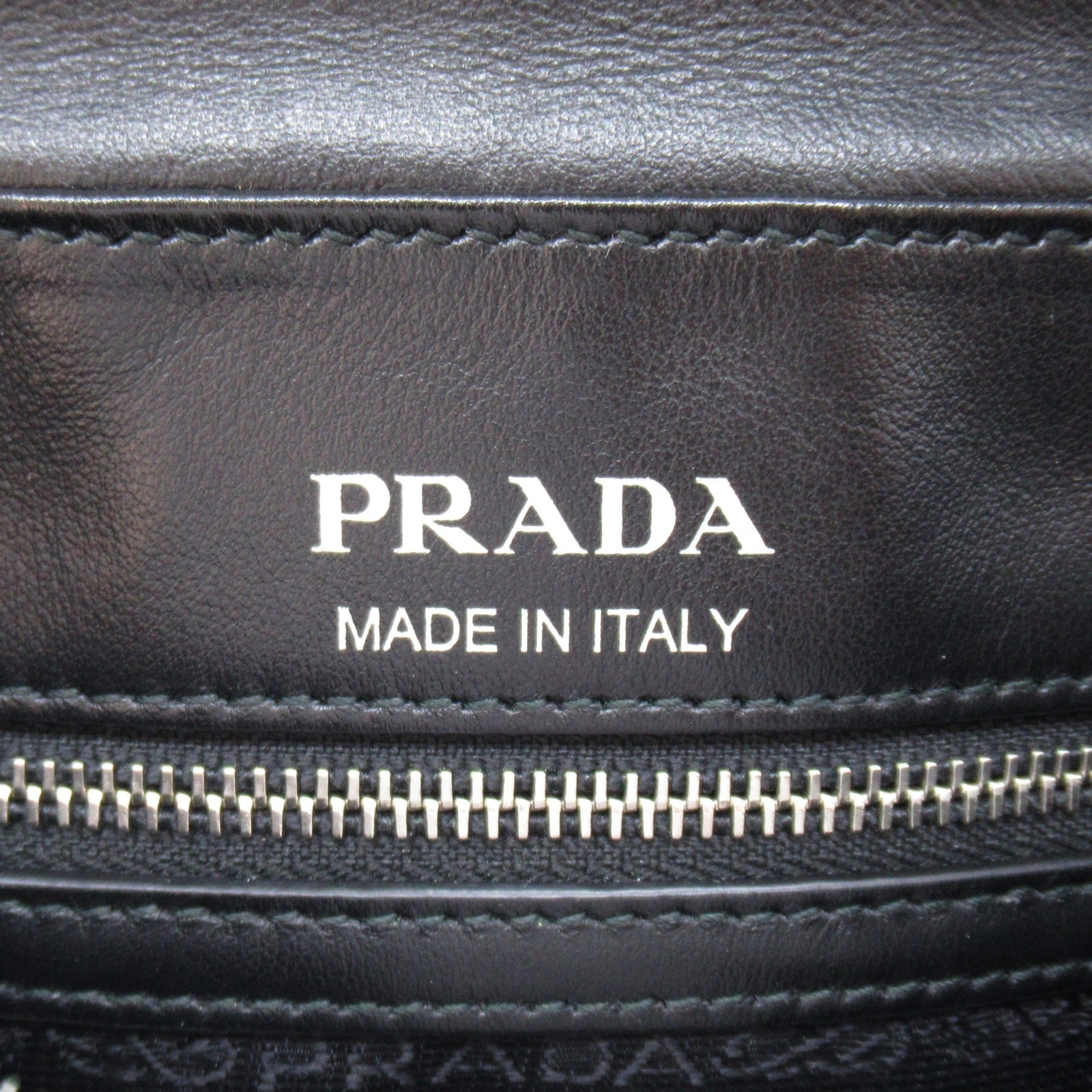 Prada Chain Shoulder Bag  Black 1BH083