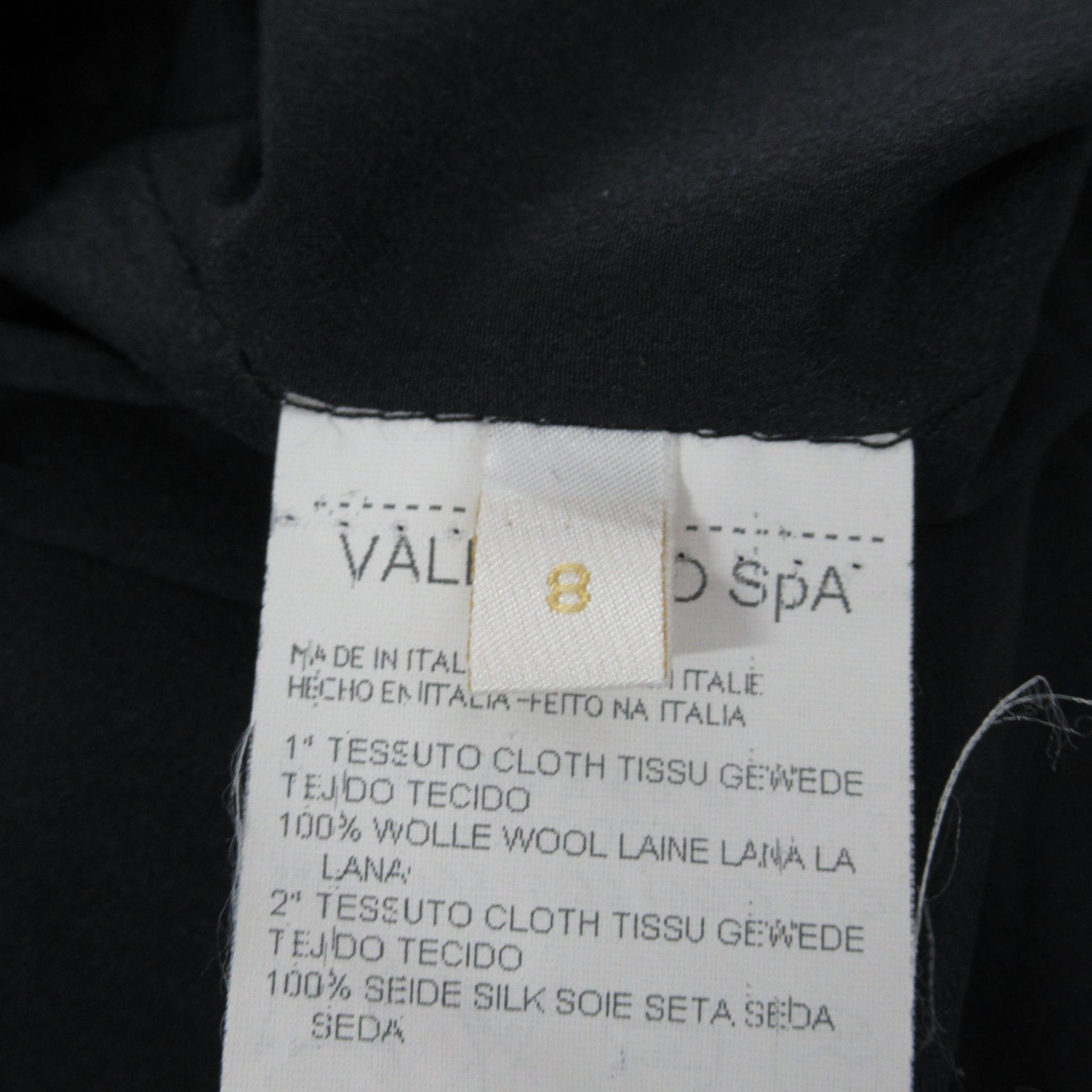 Valentino Valentino Tweed Jacket   Wool  Black