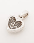 Cartier Heart Pave Diamond Charm 750 (WG) 2.2g