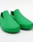 Bottega-Veneta Laver Slip Ons 38  Green Luggage