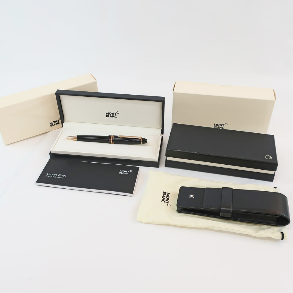 Montblanc Montblanc Musterpiece Ball Pen Rose G Coat Le Grand Black Black MB112673 tepad Box