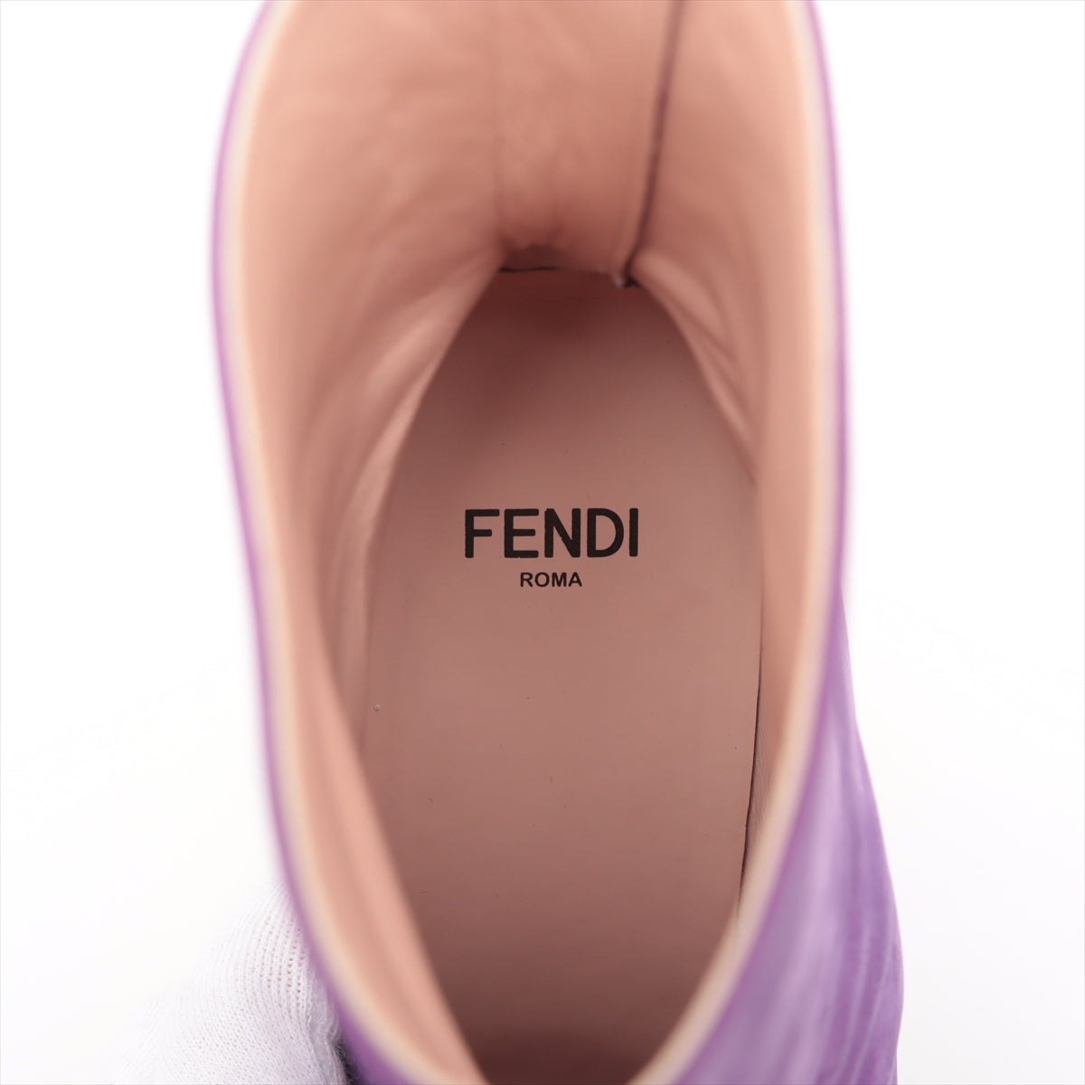 Fendi Sweed Boots 37  Pearl