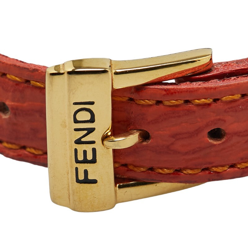 Fendi Cameleon 8   Belt Watch 640L Quartz White  s  Leather  Fendi