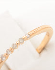 Agat Diamond Ring K18 (YG) 1.3g 0.05