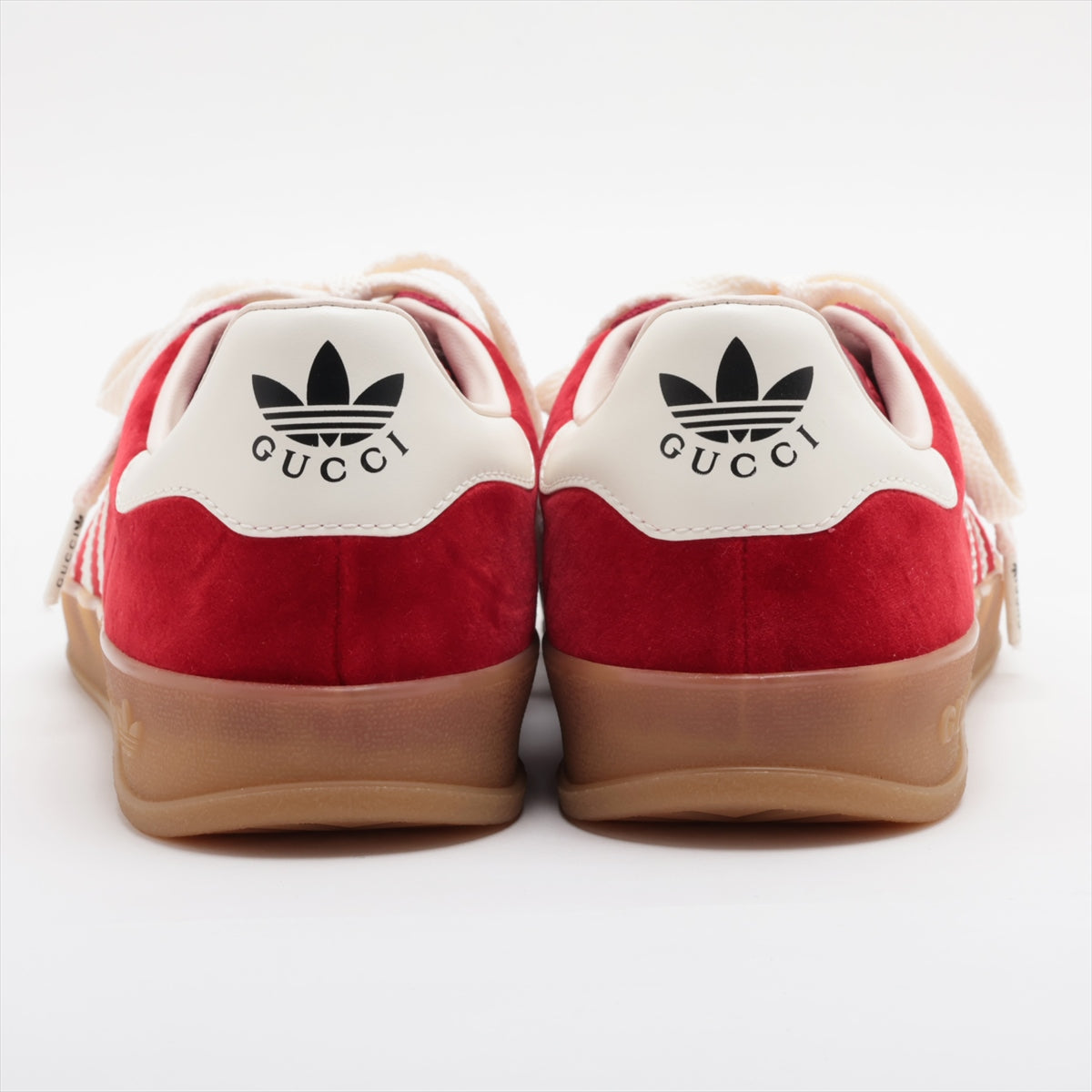 Gucci x Adidas Gasel Belloor x Leather Trainers 25.5cm Unisex Red x White 707848 HQ8853  Homo Box Bag