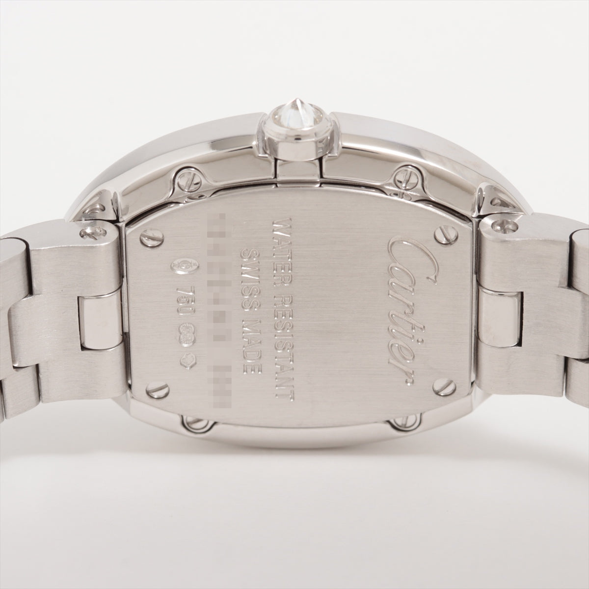 Cartier Benuval SM WB520006 WG QZ Silver Character Panerai 2 Hours