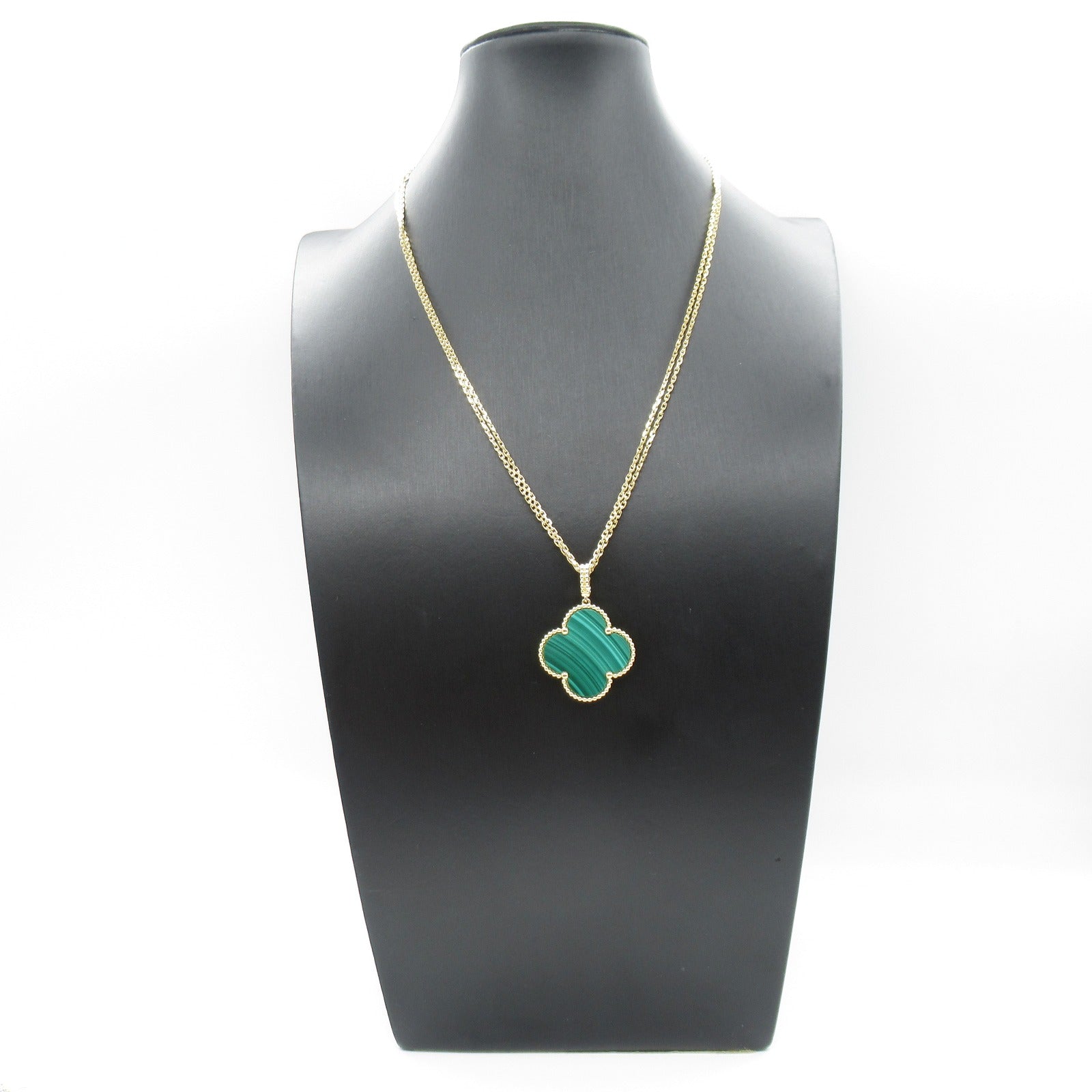 Van Cleef & Arpels Magic Alhambra Marrakech Long Necklace Jewelry K18 (Yellow G) Marrakech  Green