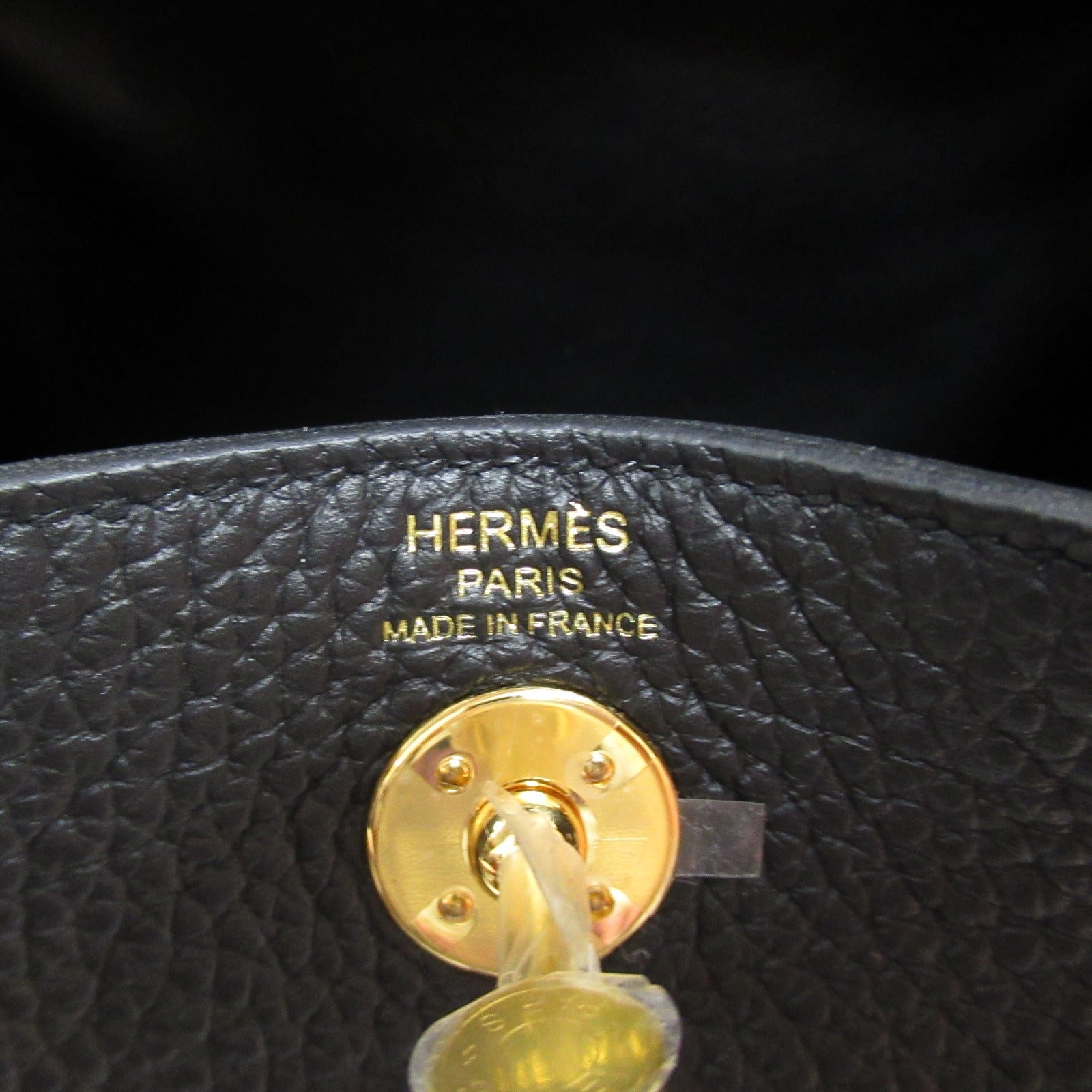 Hermes Hermes Lindemini Black Shoulder Bag Shoulder Bag Leather  Clemence  Black B/G G